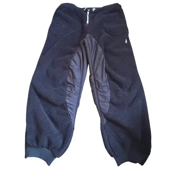 Free People Sundown Fleece Pants In Black Size Medium New - Picture 11 of 16